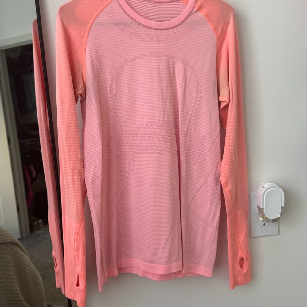 lululemon athletica Coral Long Sleeve Top